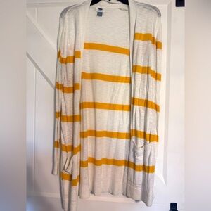 Ladies gold cardigan